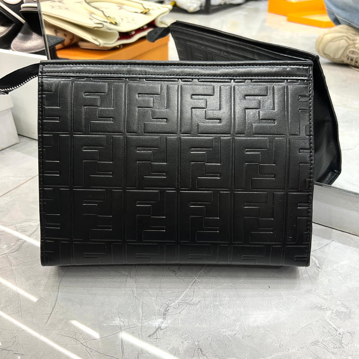 Trendy pouch premium Bag with box