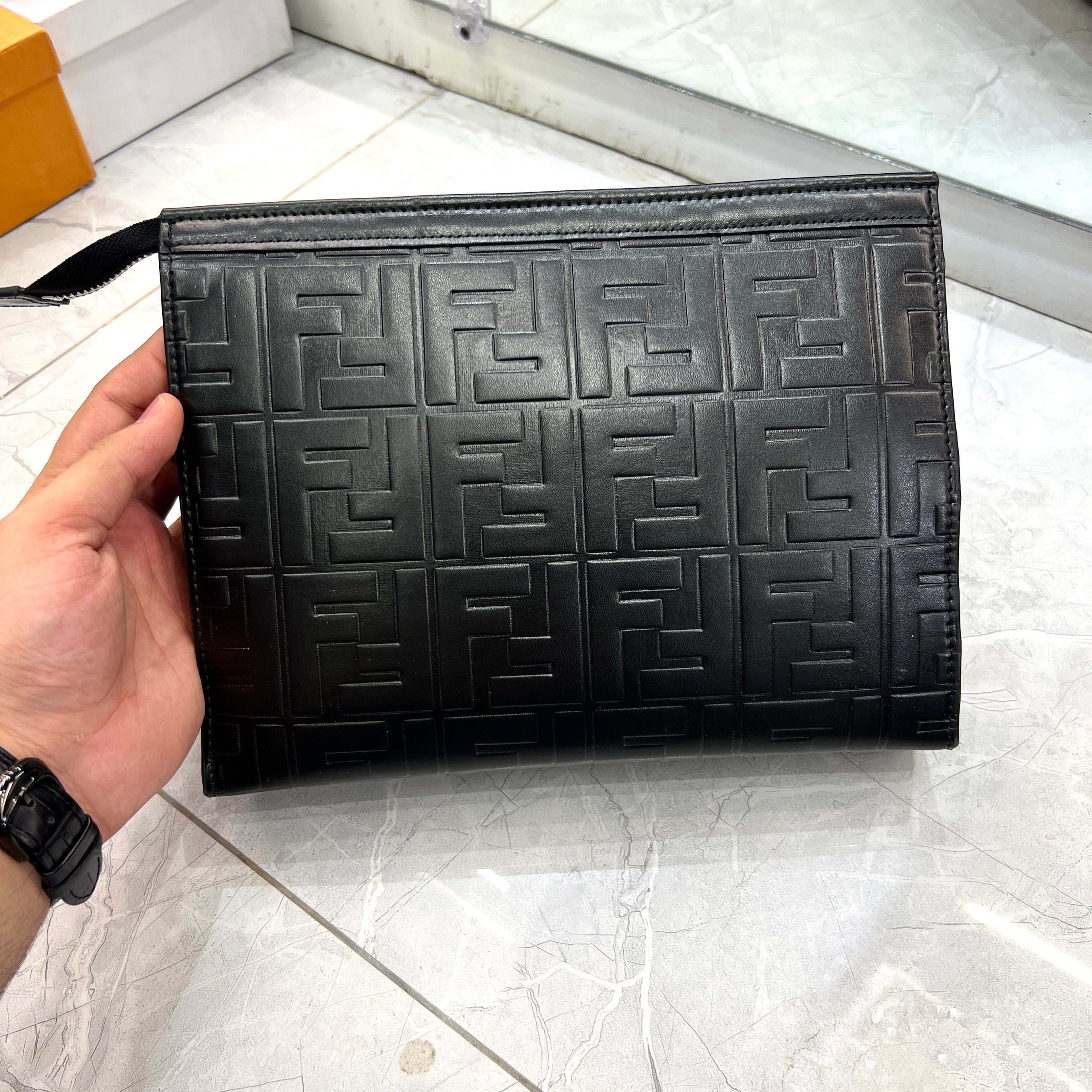 Trendy pouch premium Bag with box