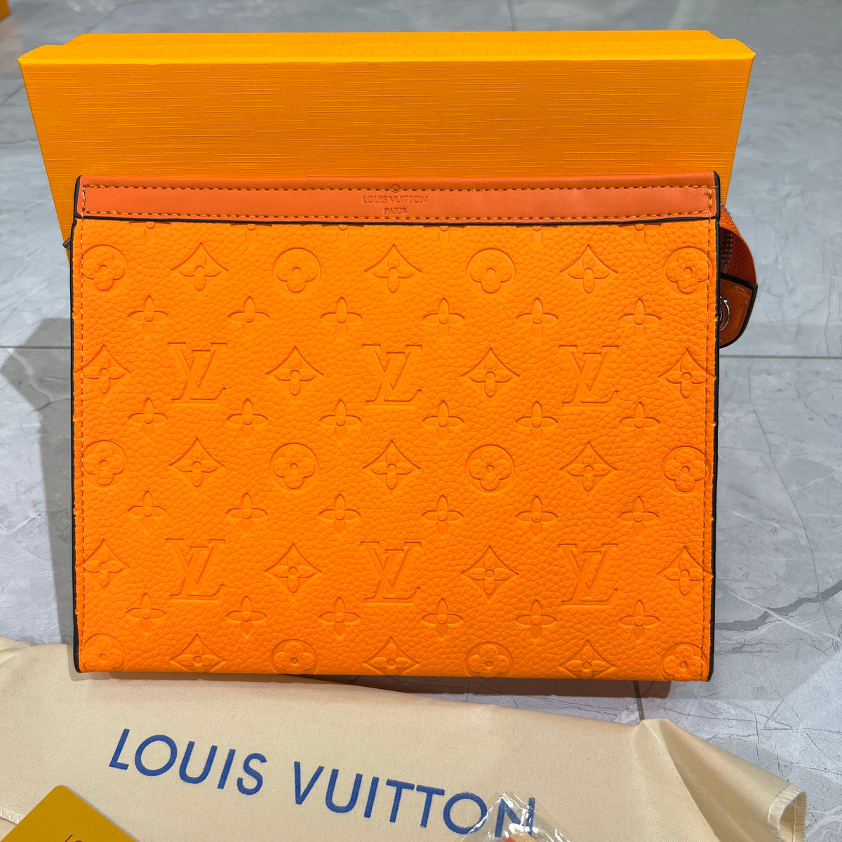 Trendy pouch premium Bag with box