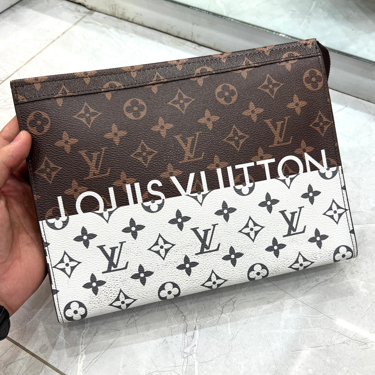 Trendy pouch premium Bag with box