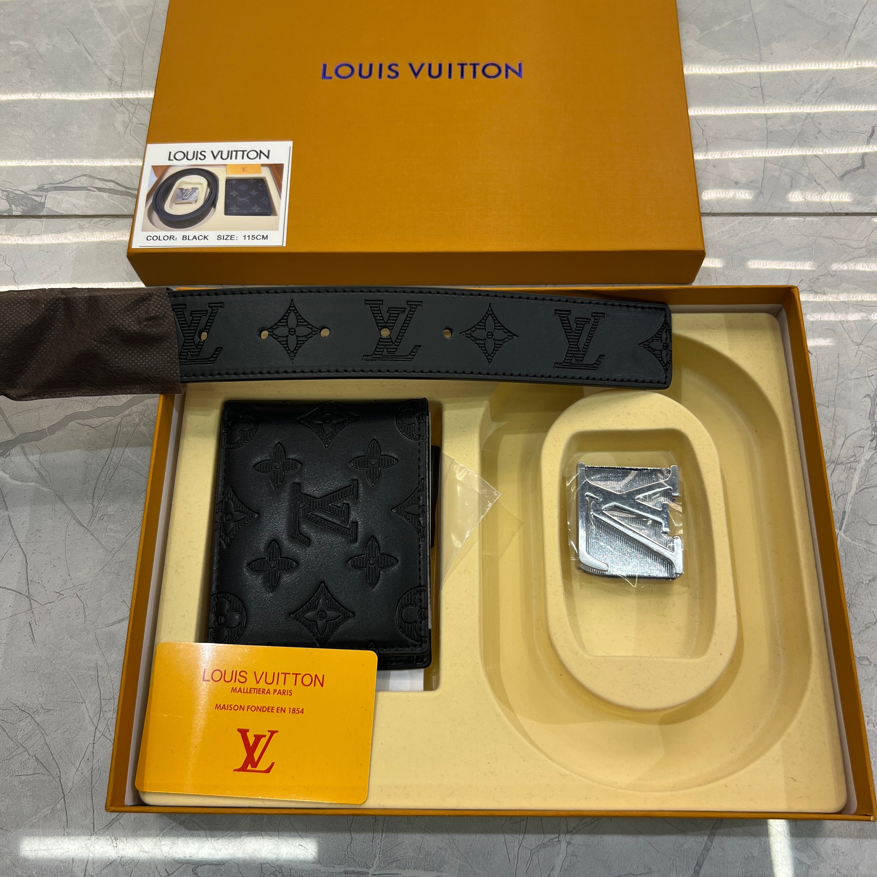 Wallet and belt Giftbox