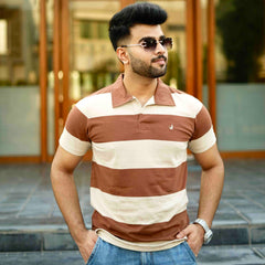 Caramal polo shirt