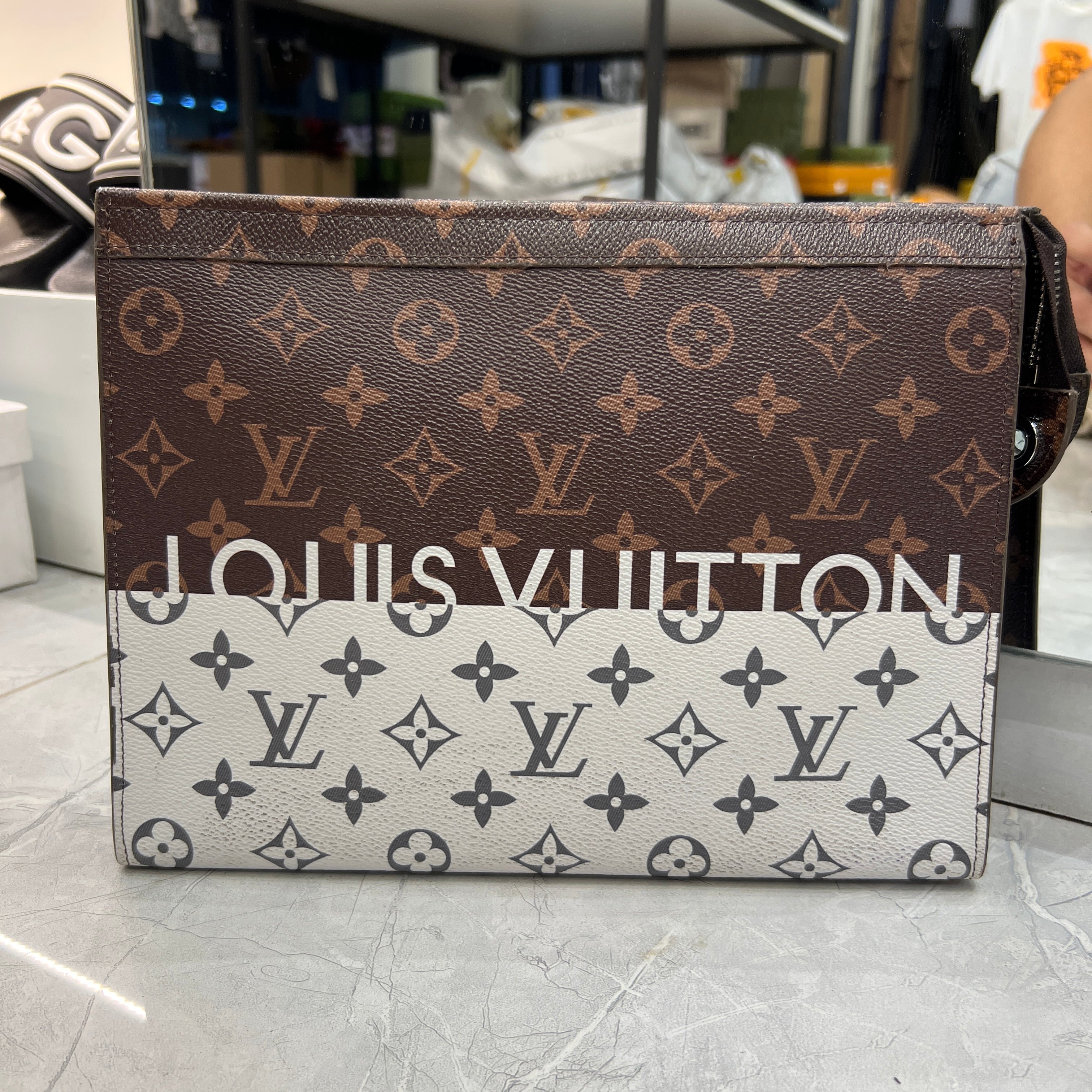 Trendy pouch premium Bag with box