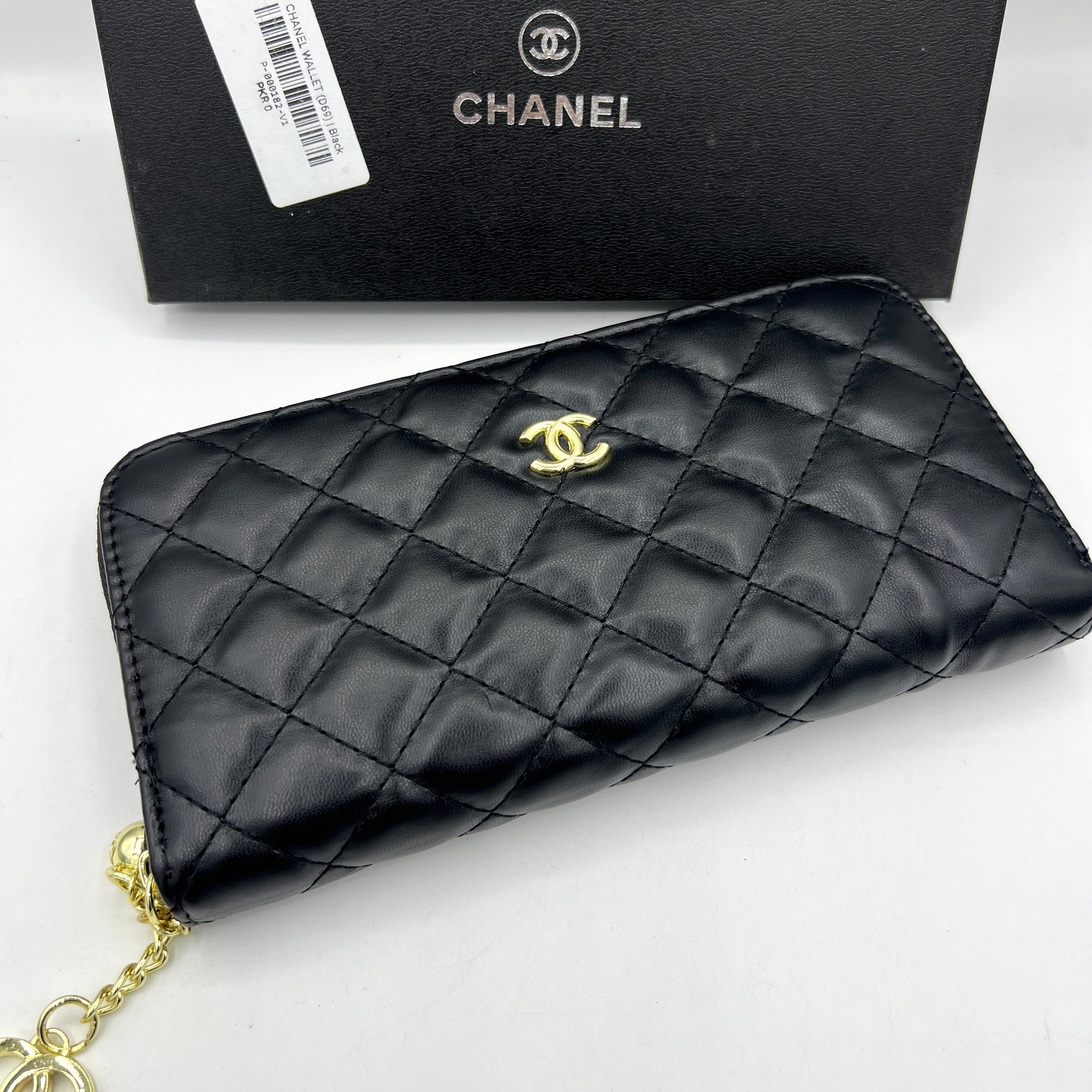 Chanel Classic Quilted Zip Wallet WAL