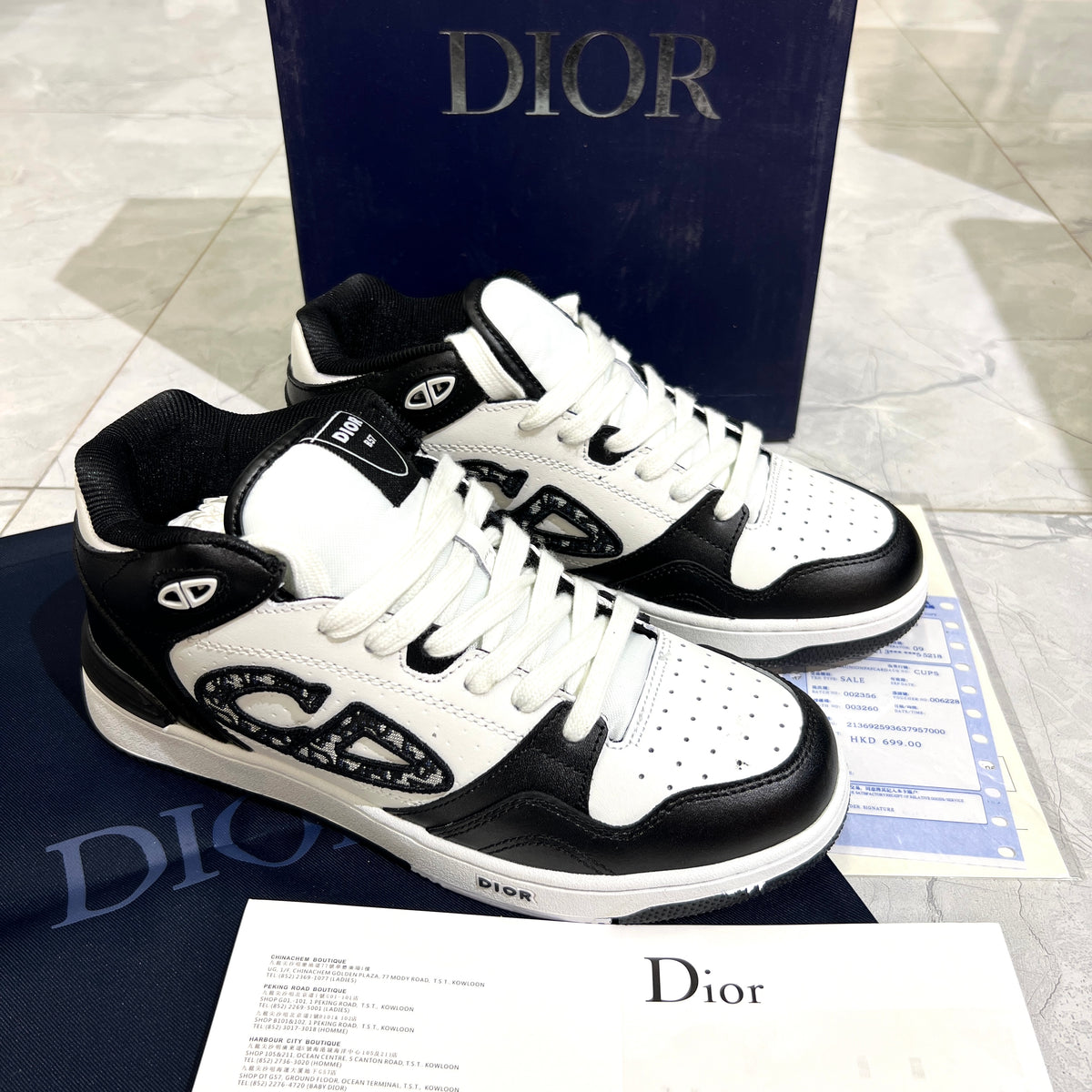 Dior B57 'Black White SNEAKERS