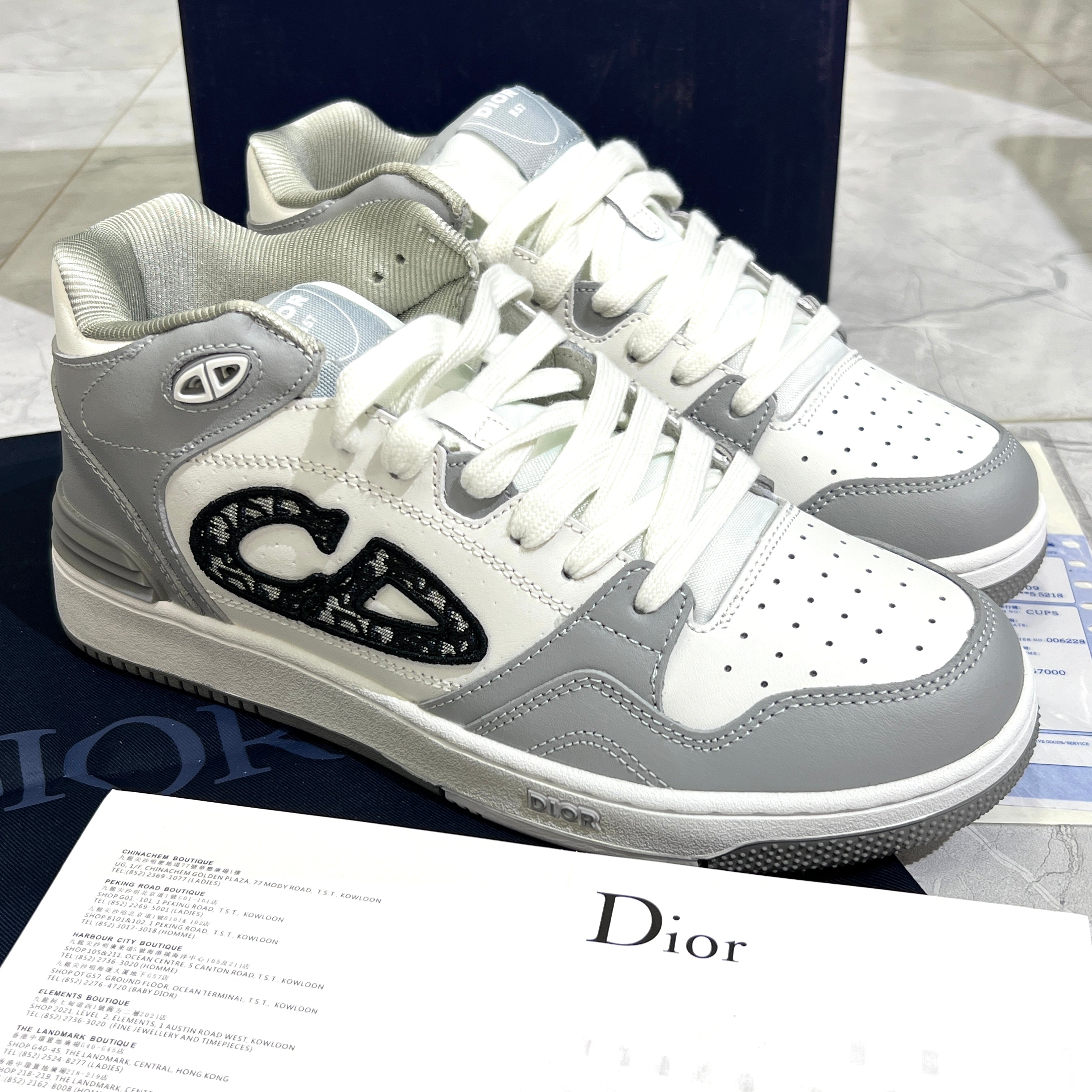 Dior B57 'Grey White SNEAKERS