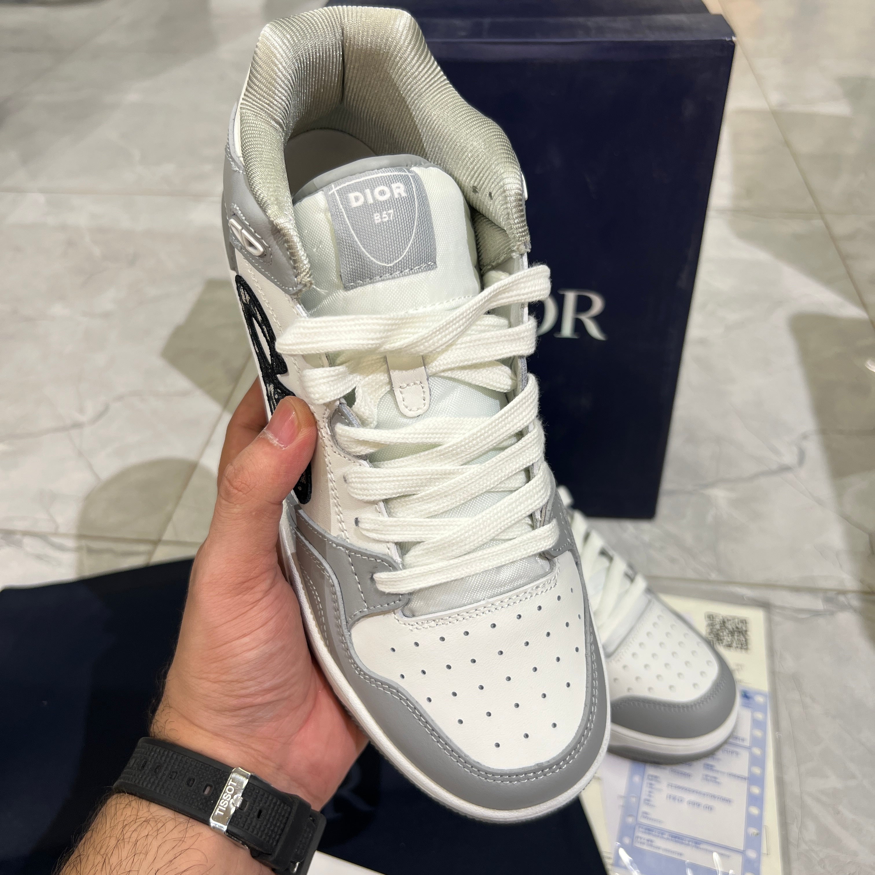 Dior B57 'Grey White SNEAKERS