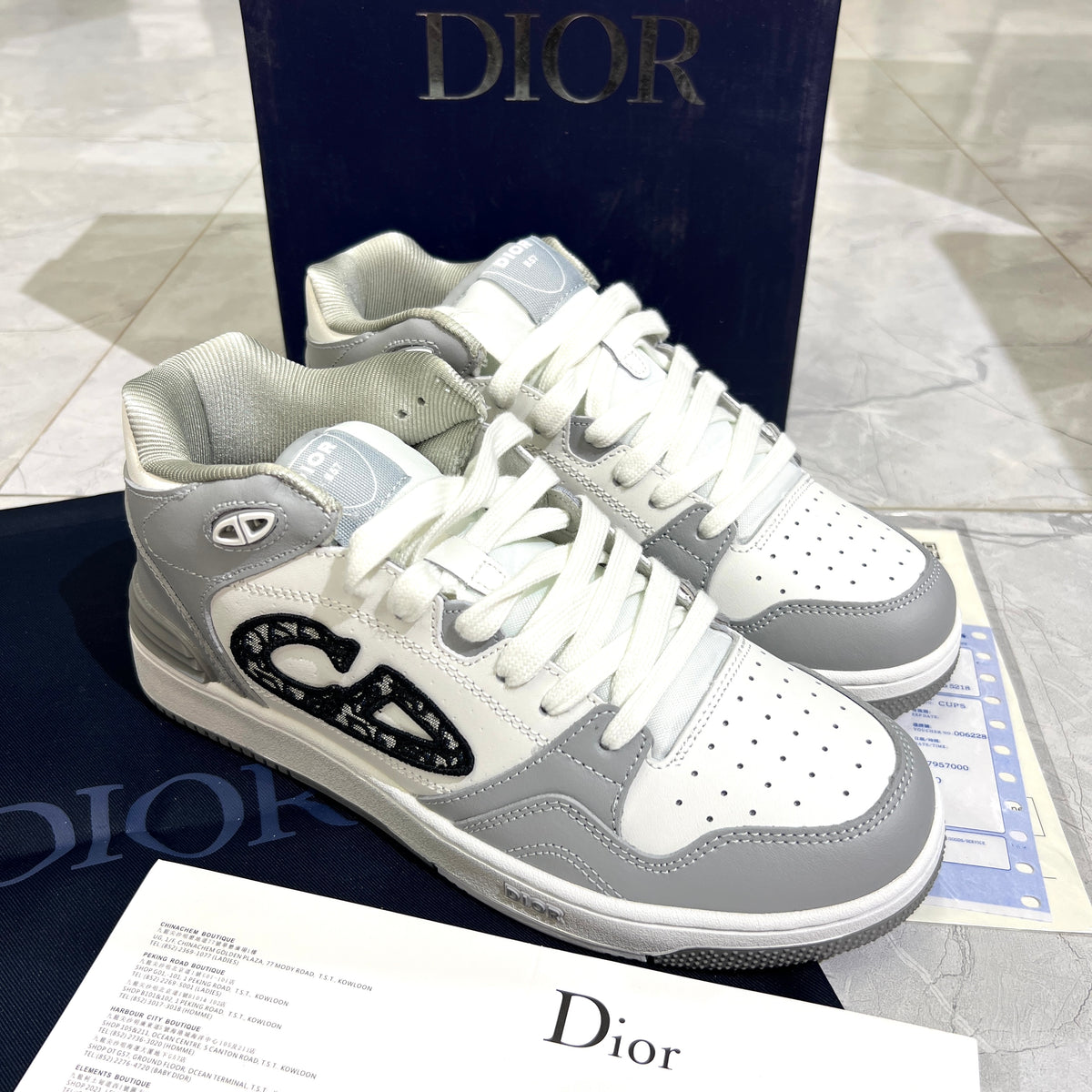 Dior B57 'Grey White SNEAKERS